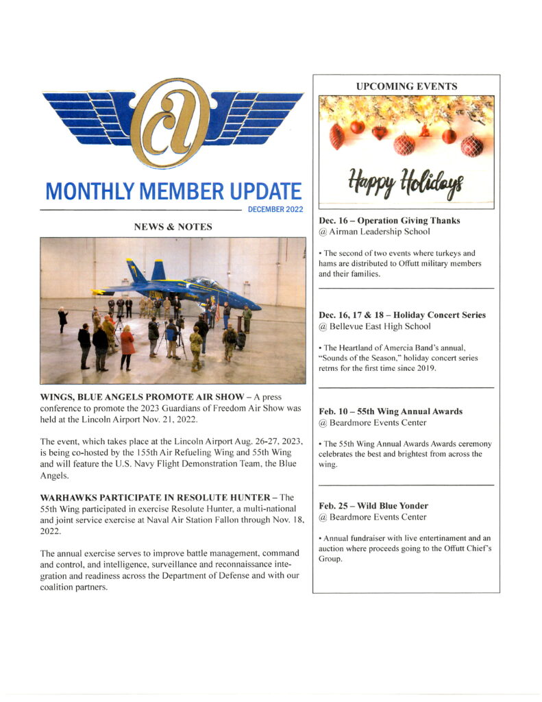 Newsletter December 2022