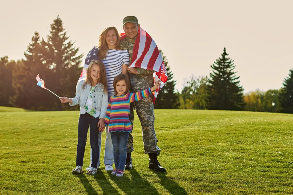 Offutt Advisory Council shot-of-patriotic-family